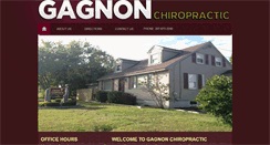 Desktop Screenshot of gagnonchiropractic.com
