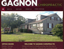 Tablet Screenshot of gagnonchiropractic.com